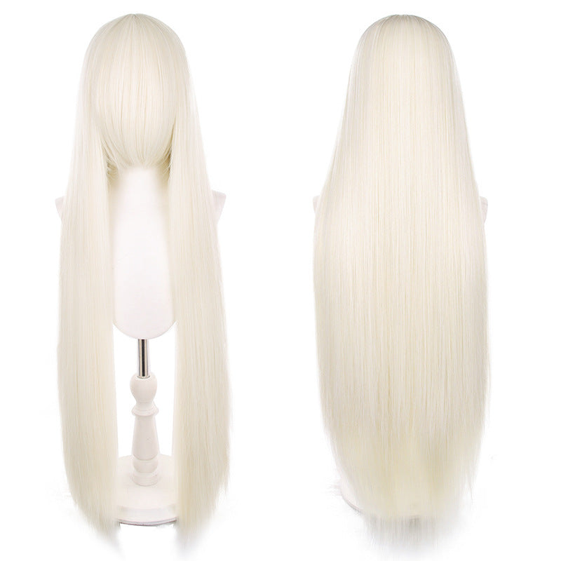 Mao Style Universal Scalp Head Long Bangs Cos Wig
