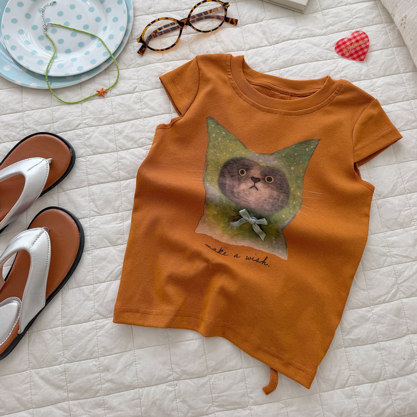 Children's Vest Korean High Elastic Cotton Drawstring Children's T-shirt