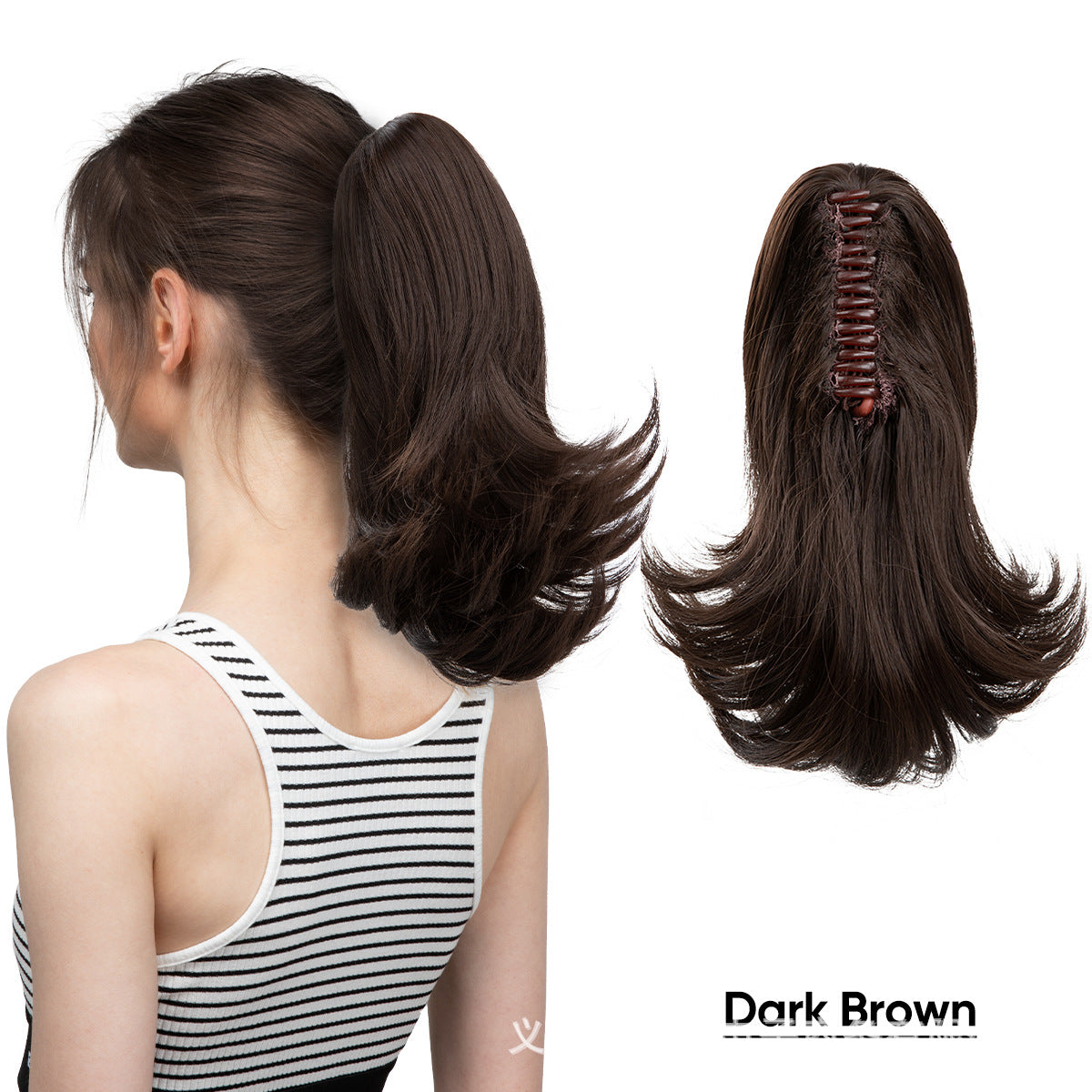 Lady Fiber Hair Band Matte Chemical Small Roll Grip Wig Ponytail