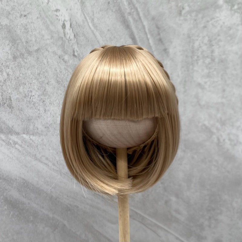 Blythe Soft Silk Bangs Head Style Plaits Cos Wig