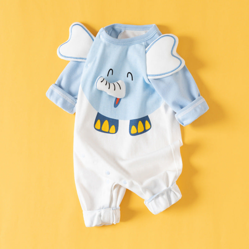 Yo-yo Jumpsuit Romper Cotton Long Sleeve Toddler Jumpsuit, Climbing Suit
