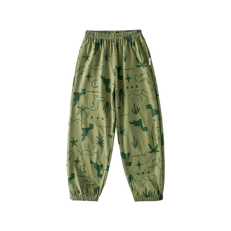 Children's Three Cotton Hall Clothing Summer Casual Children's Pants