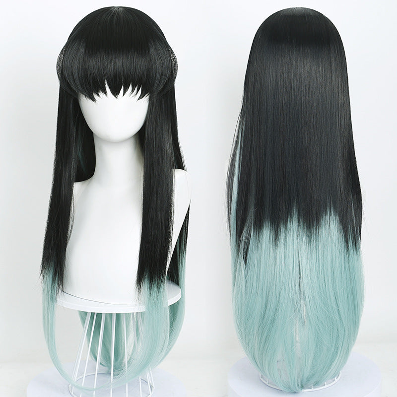No Hours Transparent Long Hair Double Cos Wig