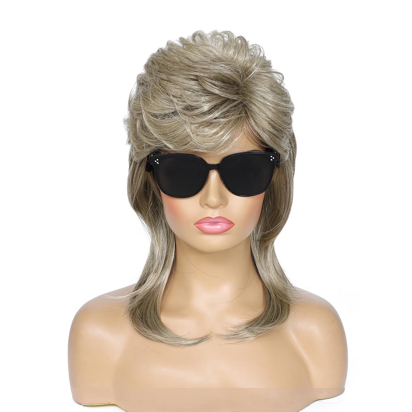 Rock Heavy Metal Shawl Curly Hair Wig Long Curls
