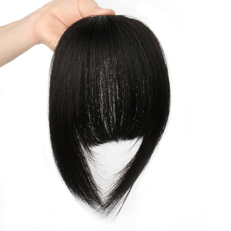 Princess Cut Female Real Hair Straight Hime Fake Wig Bangs