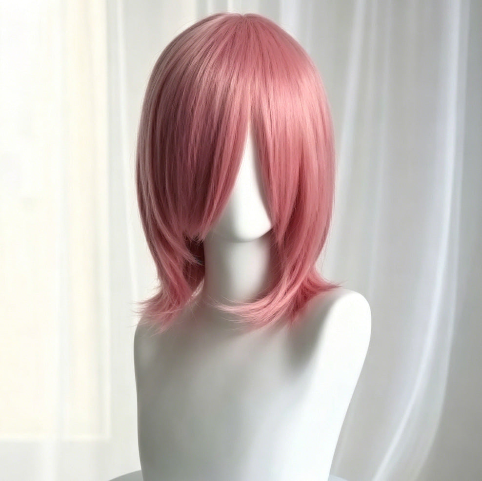 Universal With Inner Short Hair Hand Cos Wig