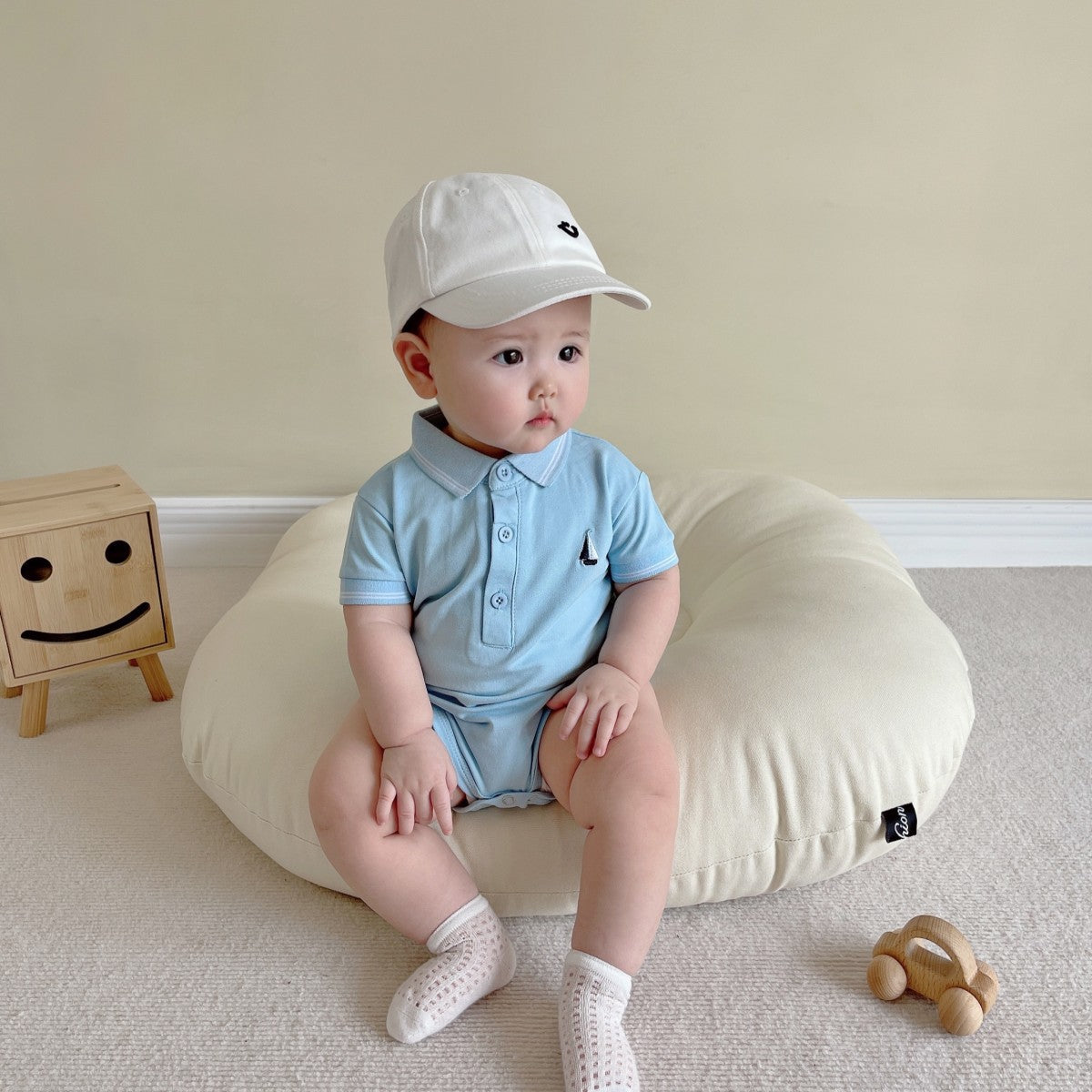 Triangle Rompers Born Jumpsuit Summer Fashionable Thin Cotton Jumpsuit, Climbing Suit