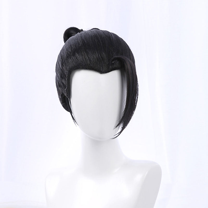 Back To War Age Full Hair Version Black Beauty Tip Cos Wig