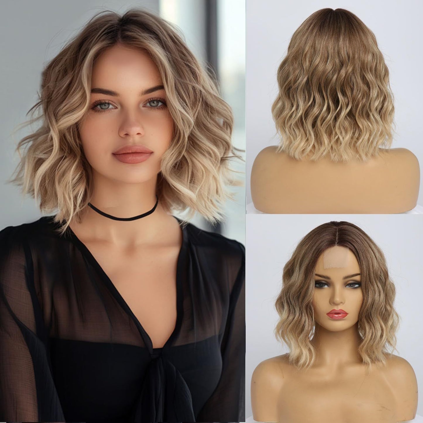 Women's Type Waves Roll Heat Resistant Fiber Wig Long Curls