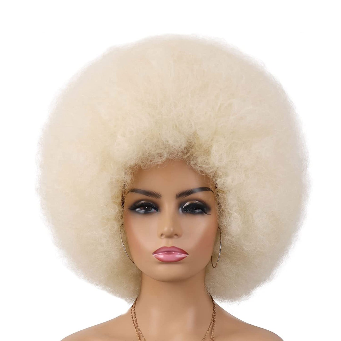 Women's Second Hair African Head Cover Fluffy Small Volume Cos Wig