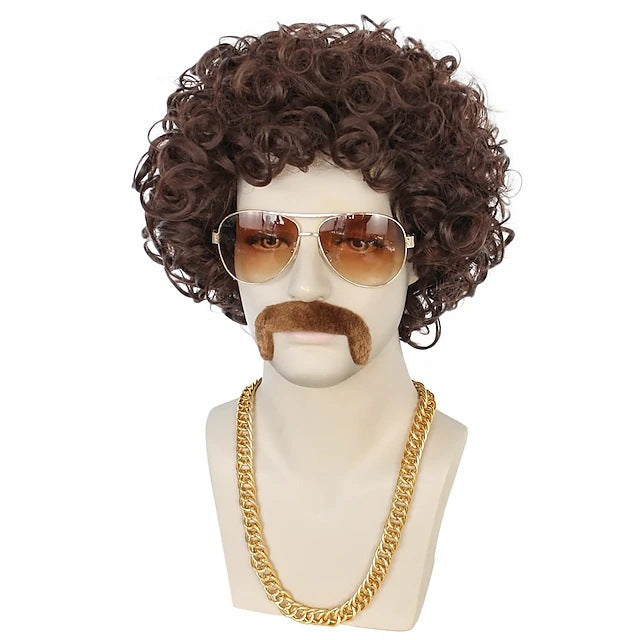 Ultra Natural Wigs With Small Fashion Wig Short Curly Hair
