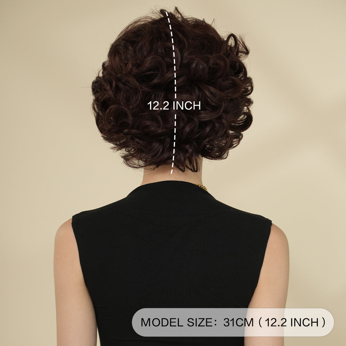 Women's Brown Elf Short Hair Vintage Chemical Fiber Other Wig