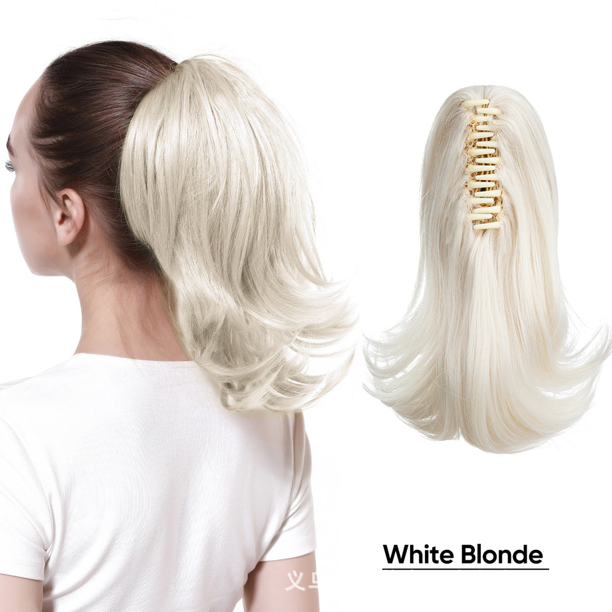 Lady Fiber Hair Band Matte Chemical Small Roll Grip Wig Ponytail