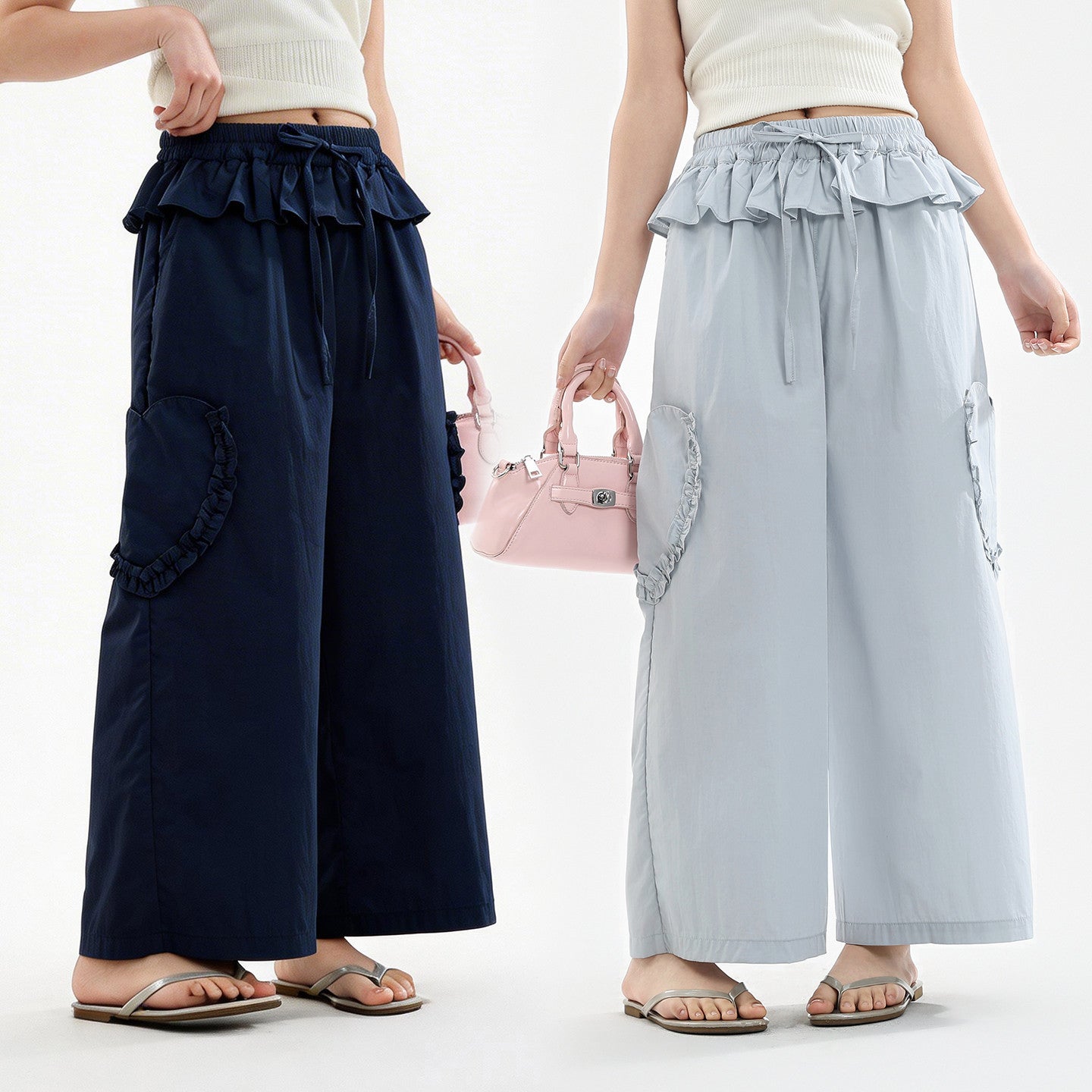 High School Summer Anti Mosquito Medium Large Size Loose Light Children's Pants