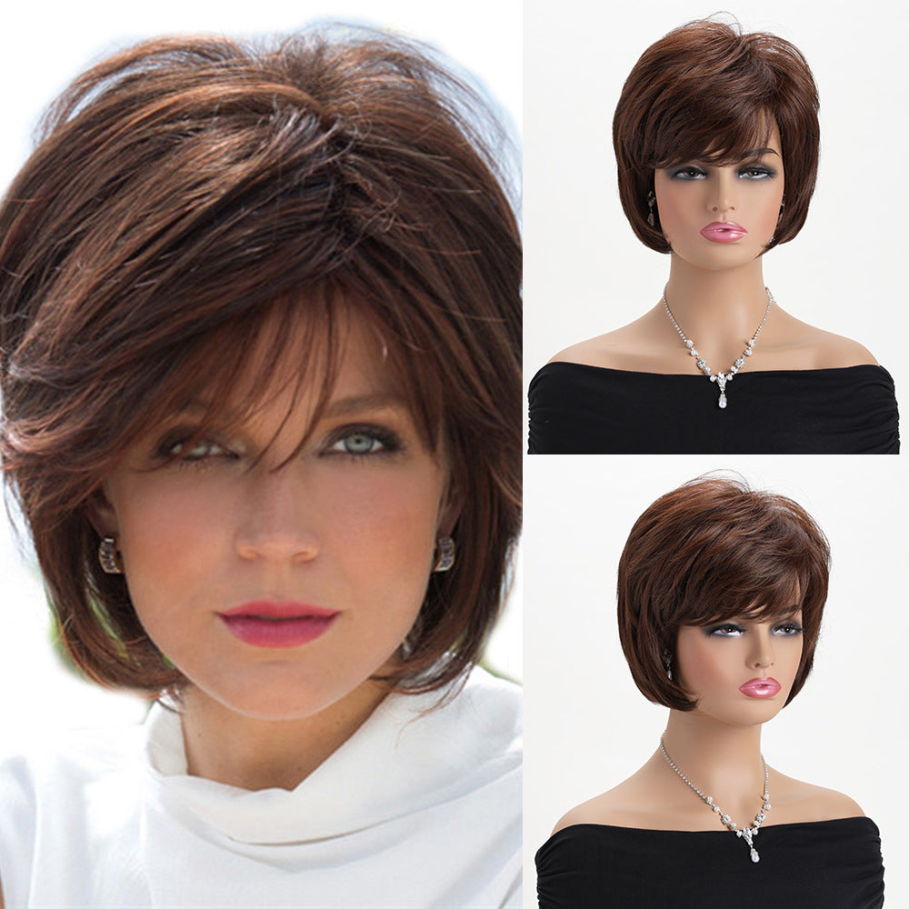 Pretty Charming Slouchy Women's Chemical Fiber Wig Short Curly Hair
