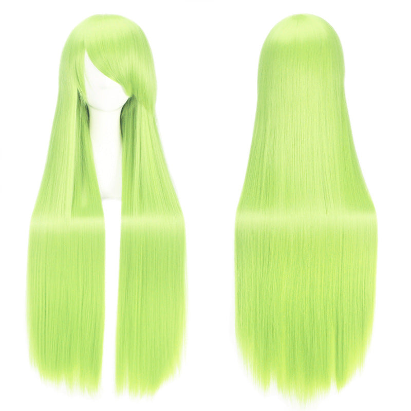 Classic Universal Color Hair Anime Fiber Long Straight Wig