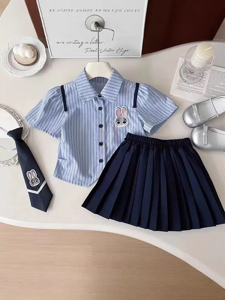 Children's Clothes Summer Dress Judy Skirt College Children's Suit