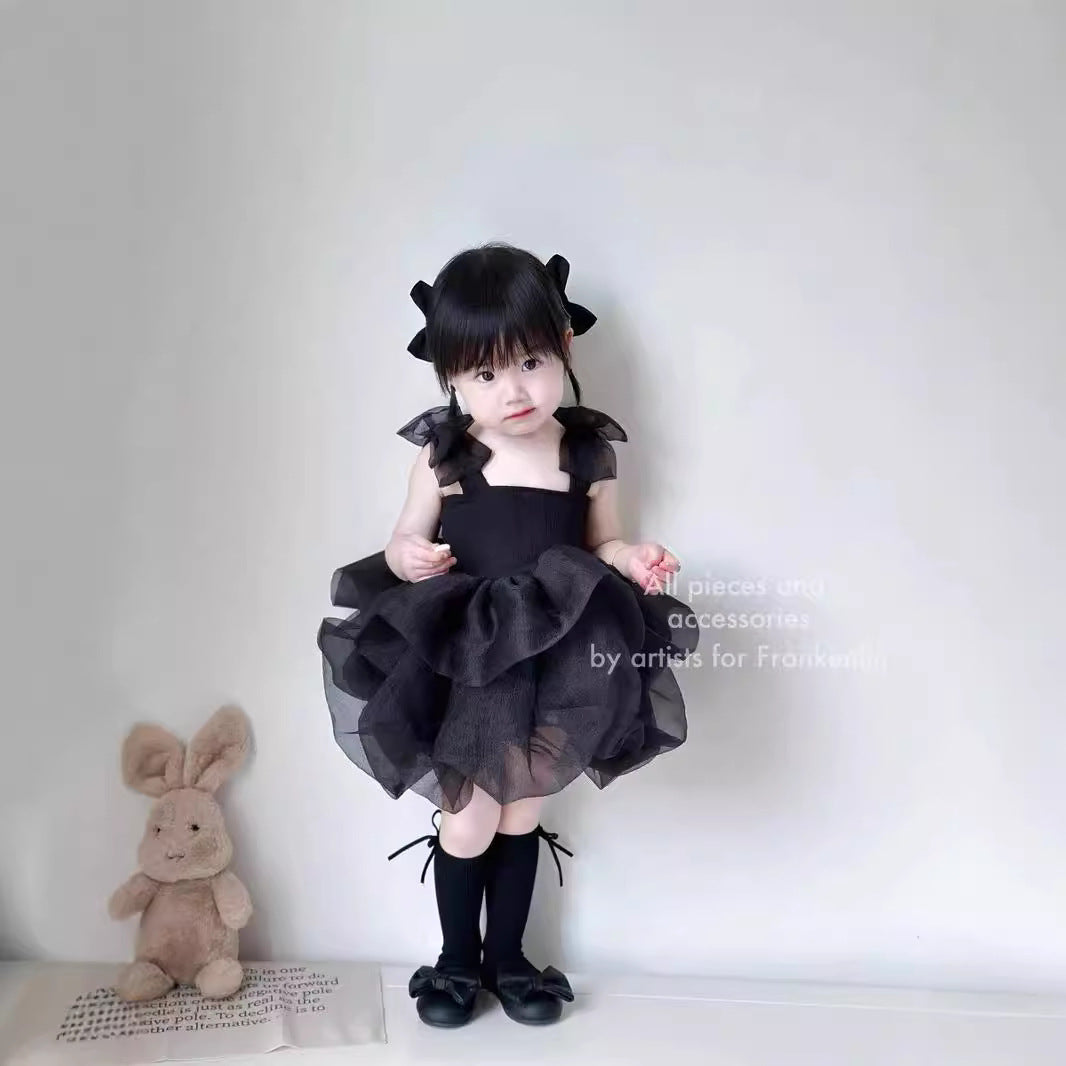 Sling Princess Style Western Little Birthday Children's Dress