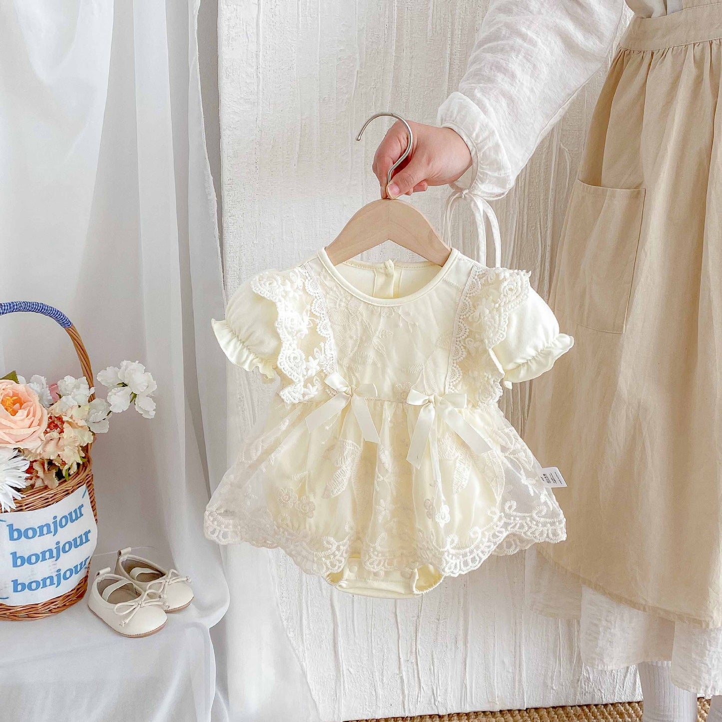 For Babies Summer Born Jumpsuit Full Moon Jumpsuit, Climbing Suit