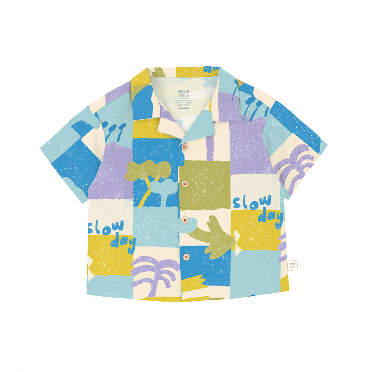 Durable Children's Top Cotton Short-sleeved Shirt Children's T-shirt