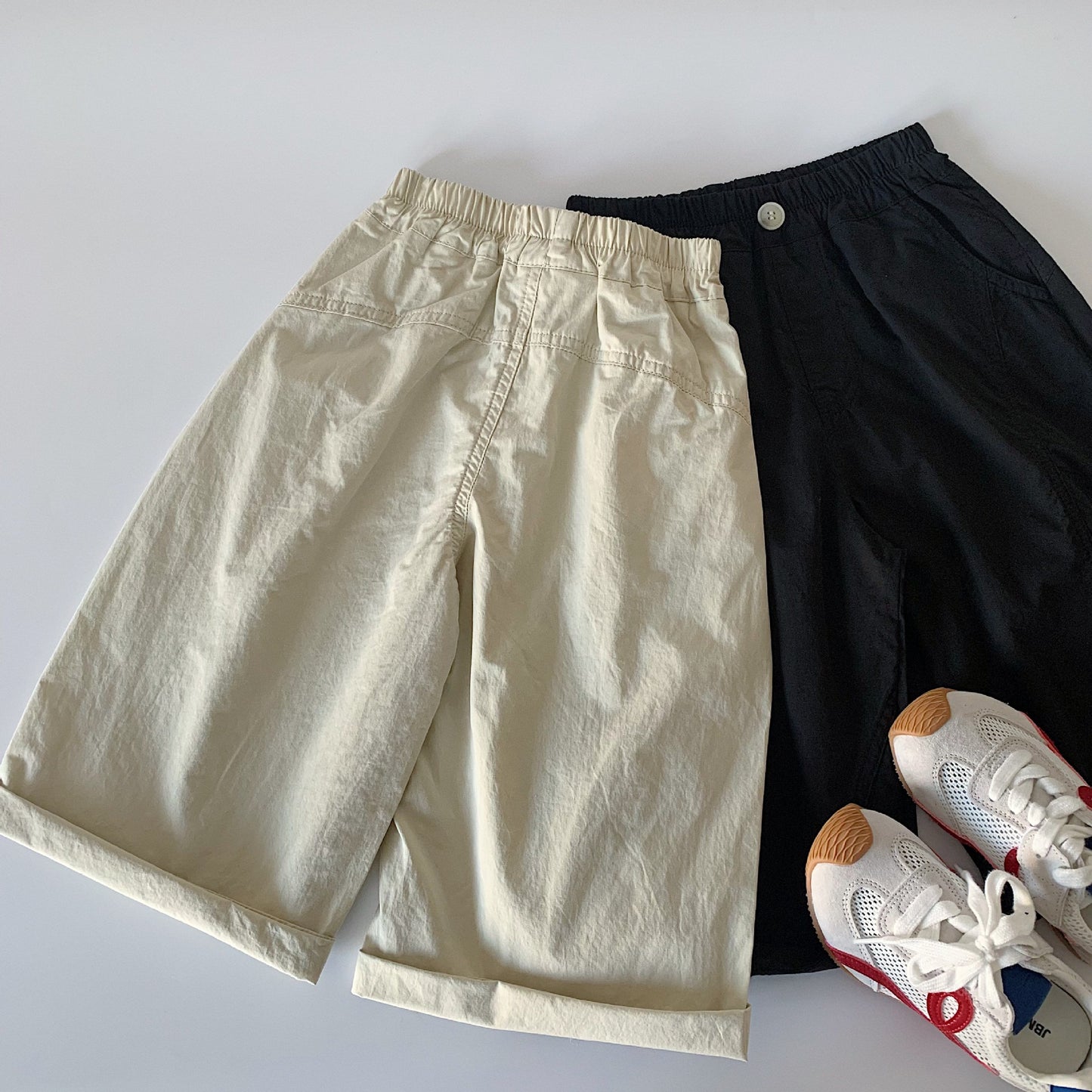 Children's Solid Color Loose Casual Spring Trousers Children's Pants