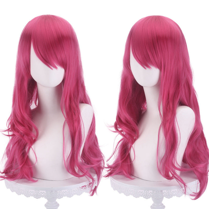 Anime Universal Long Curly Hair Micro Cos Wig