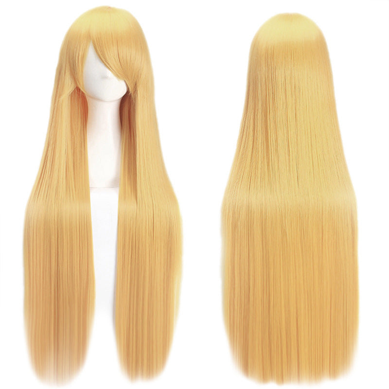 Classic Universal Color Hair Anime Fiber Long Straight Wig