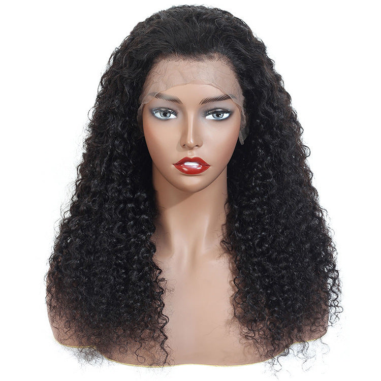 Volume Medium Curly Hair African Fashion Afro Synthetic Wig Long Curls