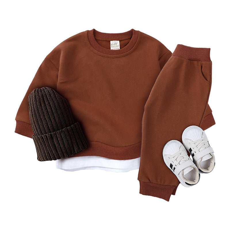 Children's Clothing Boys Autumn Casual Sweatshirt Sport Children's Suit