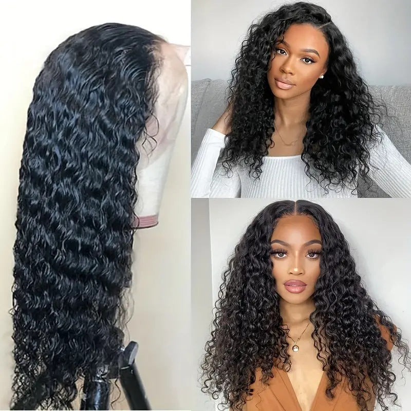 Fashion Front Lace African Small Volume Fluffy Curly Wig Long Curls