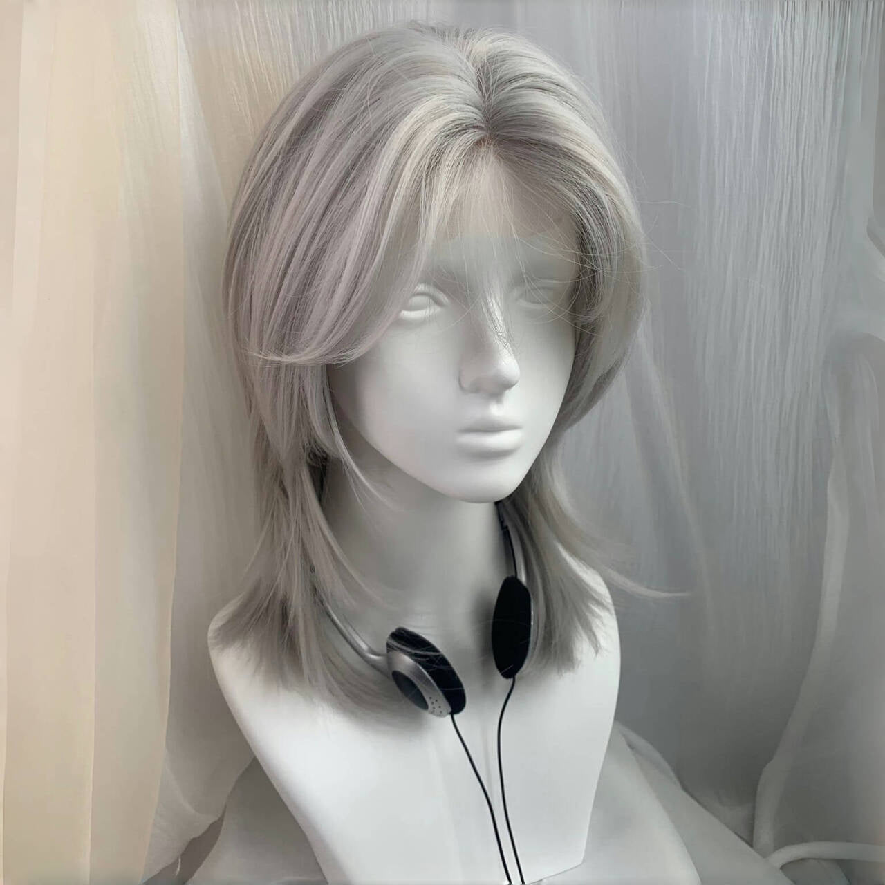 Split Wolf Tail Anchovy Head High Other Wig