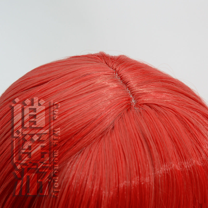God Ni Double Ponytail Simulation Scalp Cos Wig