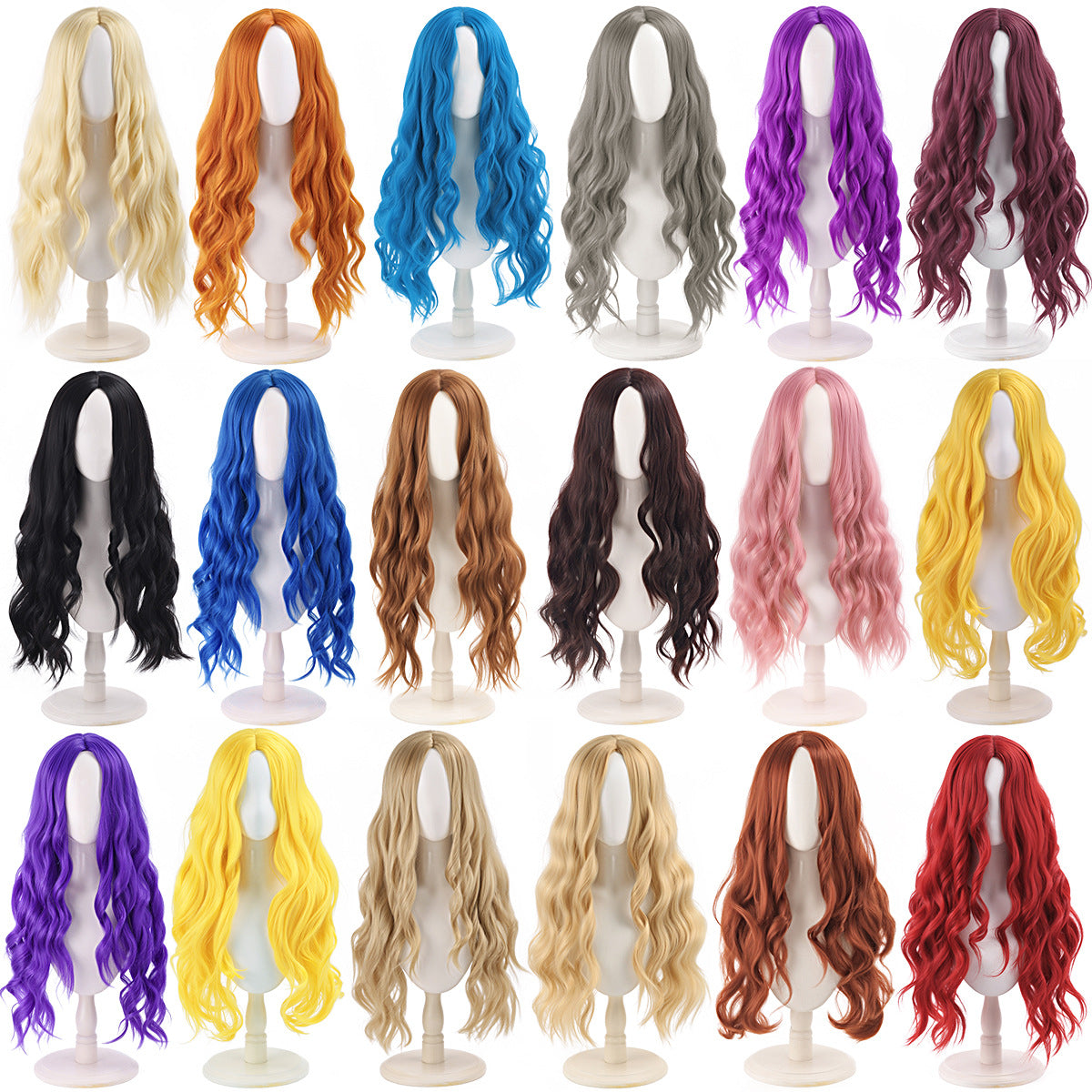Main Mid-length Corn Curler Universal Small Wig Long Curls