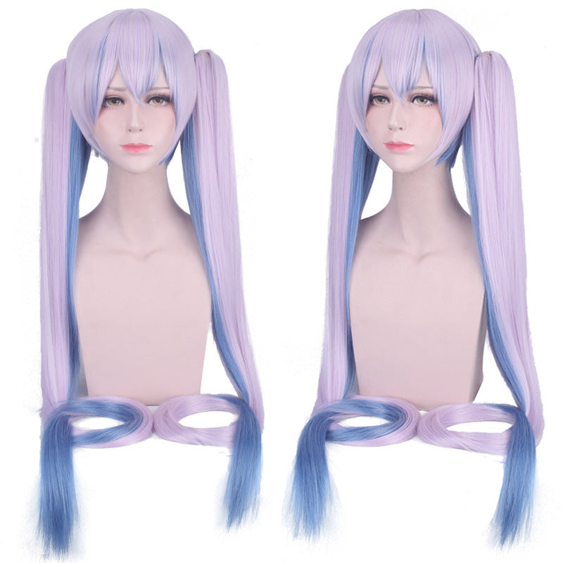V Home Snow Cherry Blossom Black Rock Cos Wig