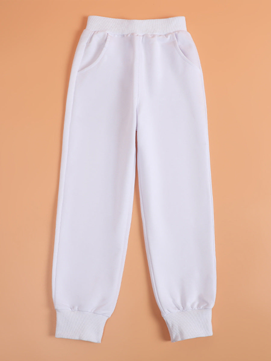 Children's Straight Elastic Waist Boys Performance Costume Four Primary Secondary School Children's Pants