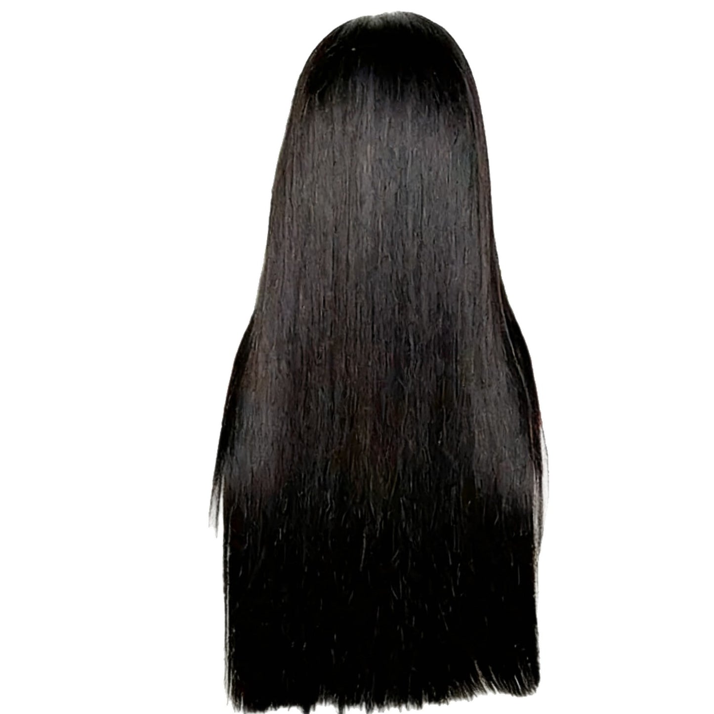 Lace African Hair Chemical Fiber Full Long Straight Wig