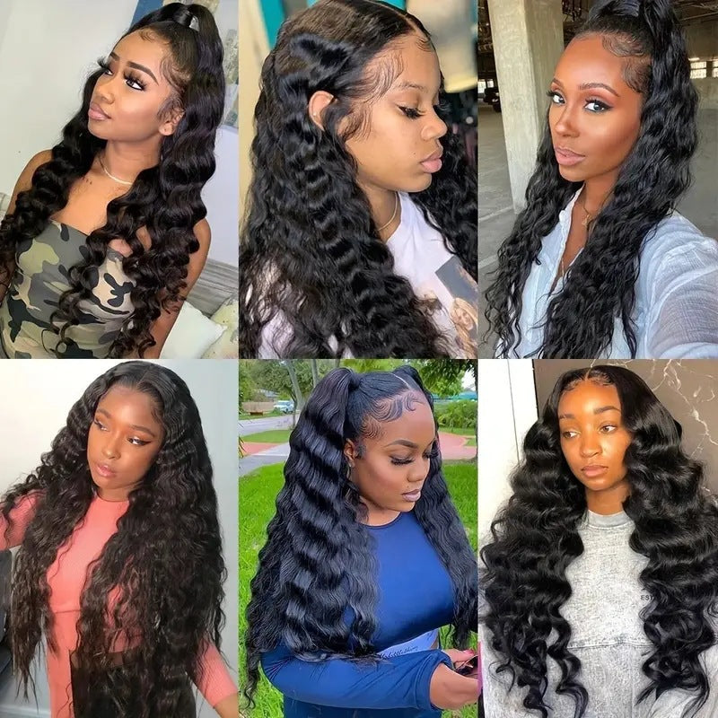 Fashion Water Ripple Small Roll African Wig Long Curls