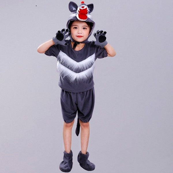 Children's Costume Kindergarten Dancing Dress Veil Little Bunny Animal Performance Wear Children's Suit