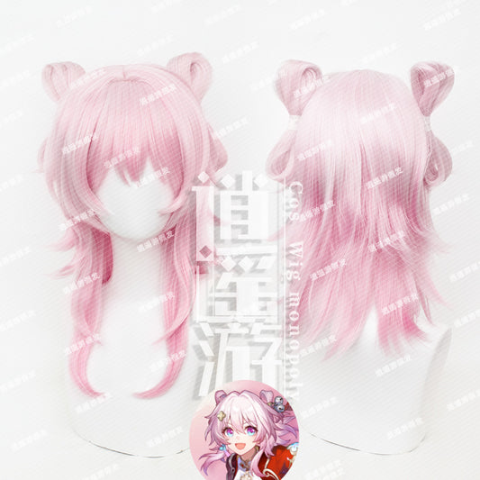 Collapse Star Dome Railway Swordsman March Simulation Scalp Top Split Cos Wig