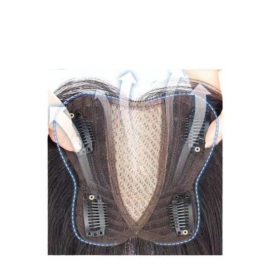 Women's Cover Gray Hair Extra Size Hand-woven Lightweight Breathable Wig