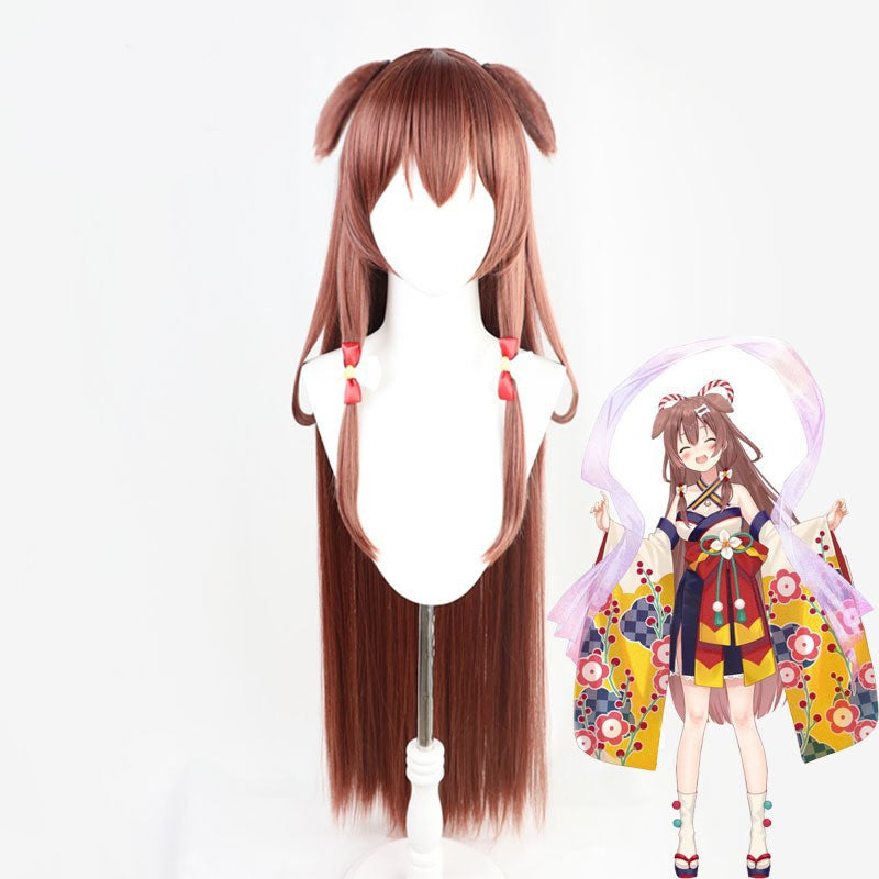 Free Man Virtual Anchor Shen With Ear Cos Wig