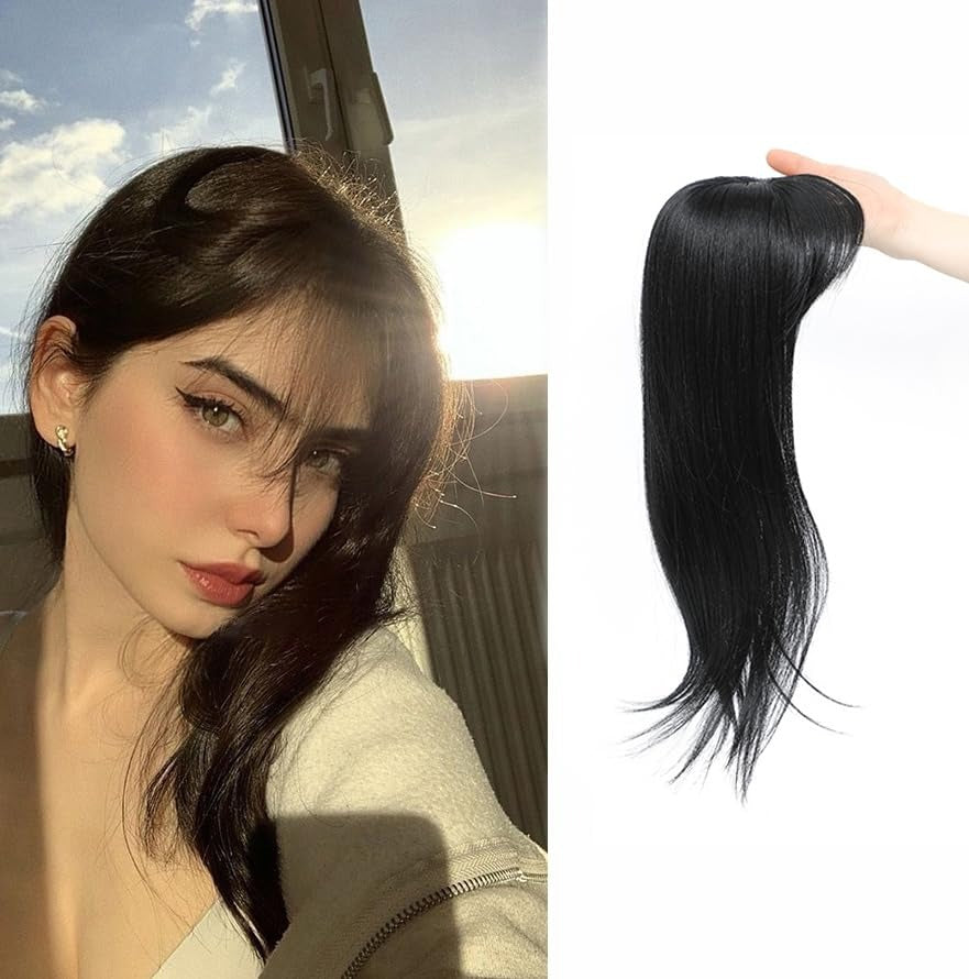 Hairpiece Appearance Natural Fluffy Barrettes Hair Extension Lady With Wig