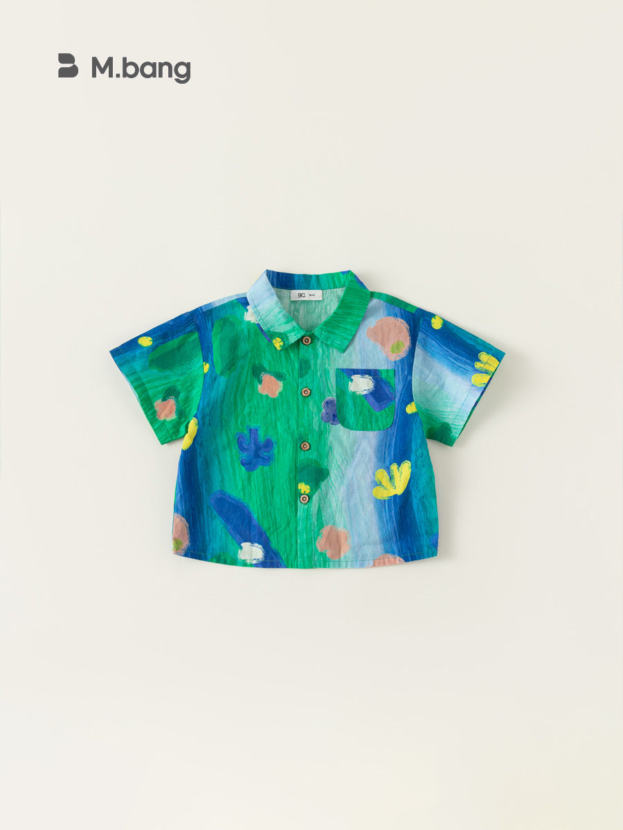 Children's Clothing Clothes Iti Printing Dress Princess Skirt Casual Children's Shirt