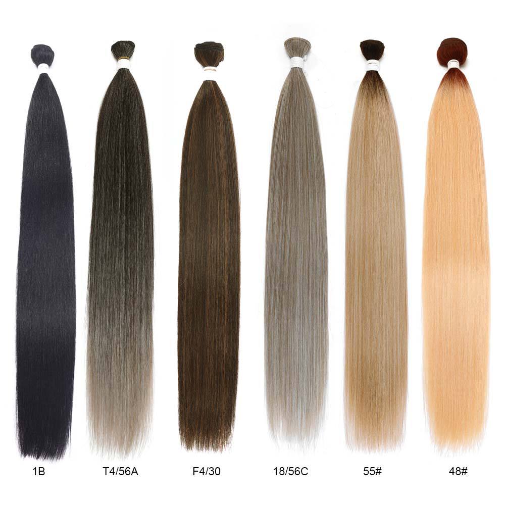 Fiber Extension Hair Weft Africa Band Long Straight Wig