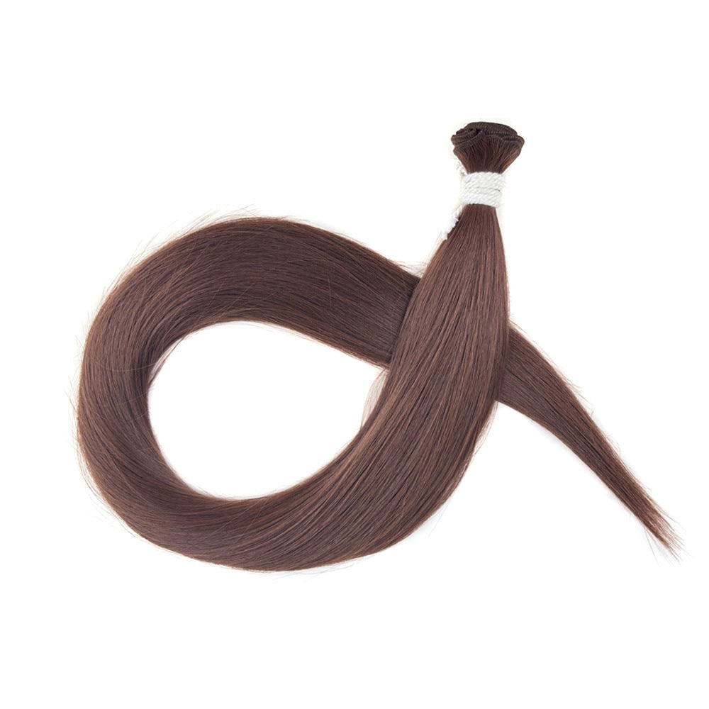 Classy Beautiful African Weft Hair Extension Long Straight Wig