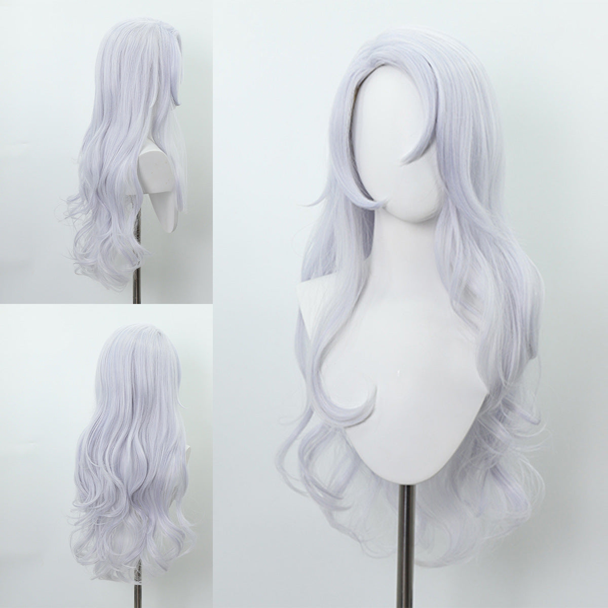 Battle Five Wu Female Body Sex Turn Long Curly Hair Cos Wig