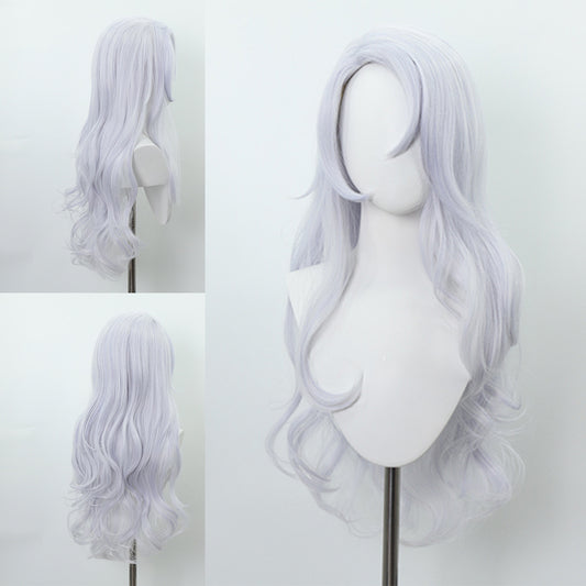 Battle Five Wu Female Body Sex Turn Long Curly Hair Cos Wig