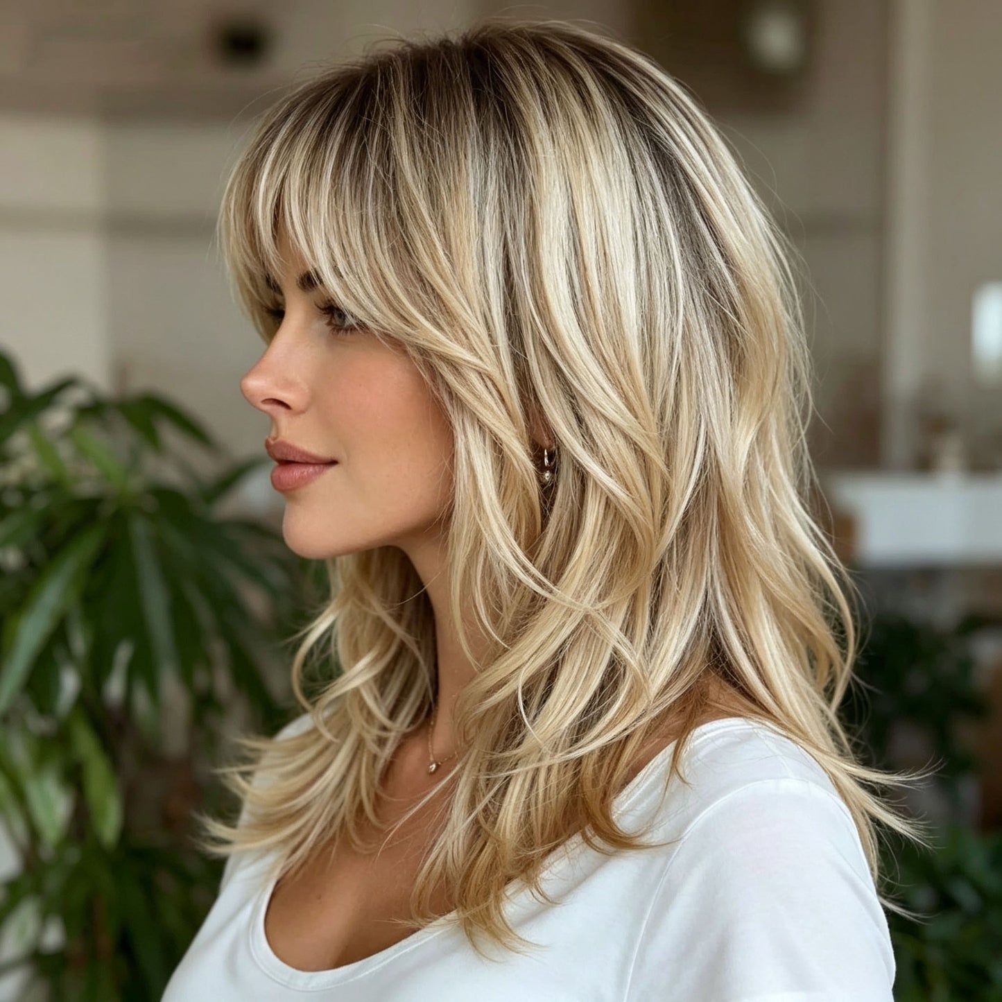 Cover Female Atmosphere Sense Bangs Temperament Level Gradient Wig Short Straight Hair