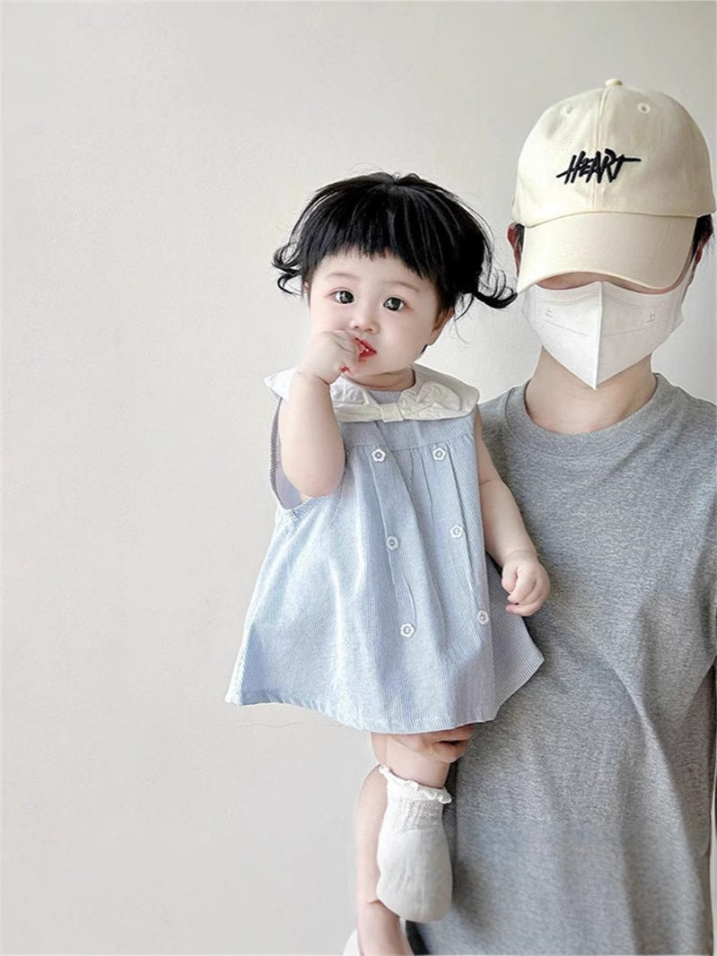 Clothes For Babies Thin Summer Clothing Bloomer With Skirt Jumpsuits Jumpsuit, Climbing Suit