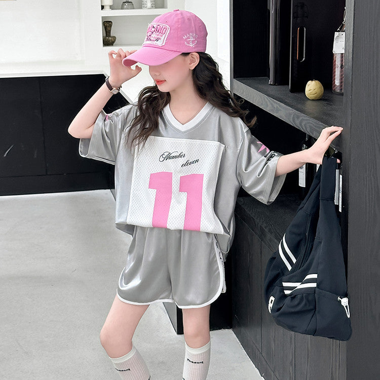 The Big American Letter Short Sleeve Children's Suit